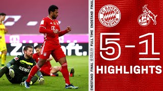 Serge Gnabry comes back with 2 goals! Highlights FC Bayern vs. 1. FC Cologne 5-1