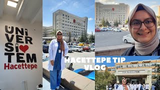 Hacettepe Tıp'ta Dönem 2'nin ilk günü🌸Tıp fakültesi ortamı, dersler|Benimle bir gün #vlog