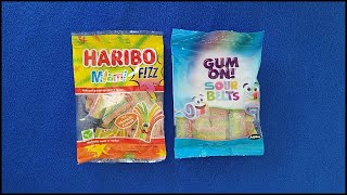 HARIBO Miami F!ZZ and GUM ON! Sour Belts