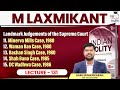 Landmark Judgments - 3 | Lecture 131 l Polity l M Laxmikant l Babu G | AIR 337 l StudyIQ IAS English