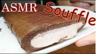 【ASMR/Eating】FLUFFY CHOCOLATE SOUFFLE~ふわふわチョコスフレを食べちゃおう！~ 咀嚼音★no talking