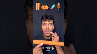 Dhungri, orange, injection, icecream🍊🩼🍦#asmr #funny#eatingchallenge#bikueating