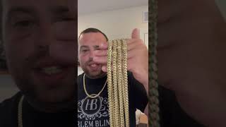 RESTOCKED: 8.25mm 10k Solid Gold Miami Cuban Chain - 115 Grams For $4025! $35/Gram From Harlembling