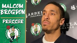 Malcolm Brogdon Postgame Interview | Celtics vs Lakers