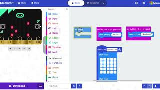 Functions in MakeCode