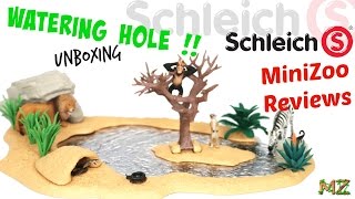 Schleich Watering Hole Unboxing and Review