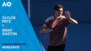 Taylor Fritz v Hugo Gaston Highlights | Australian Open 2024 Second Round