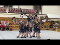 buckhannon upshur middle cheerleaders routine