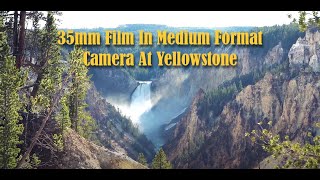 35mm Film In A Medium Format Camera At Yellowstone National Park