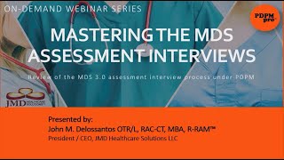 Mastering the MDS Assessment Interviews