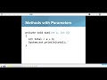 CodeHS Methods unit 3- 3.1 and 3.2