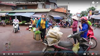 Vietnam || Gia Nghia Market || Dak Nong Province