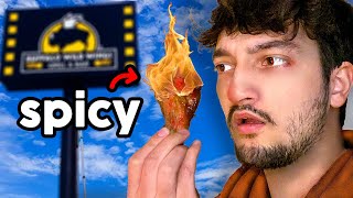 I Tried To Eat The Hottest Items At Restaurants!