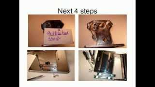 Pasta Machine Tutorial on taking apart and reassemble