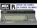 Over 50 MSX Turbo R Games In Under 30 Minutes