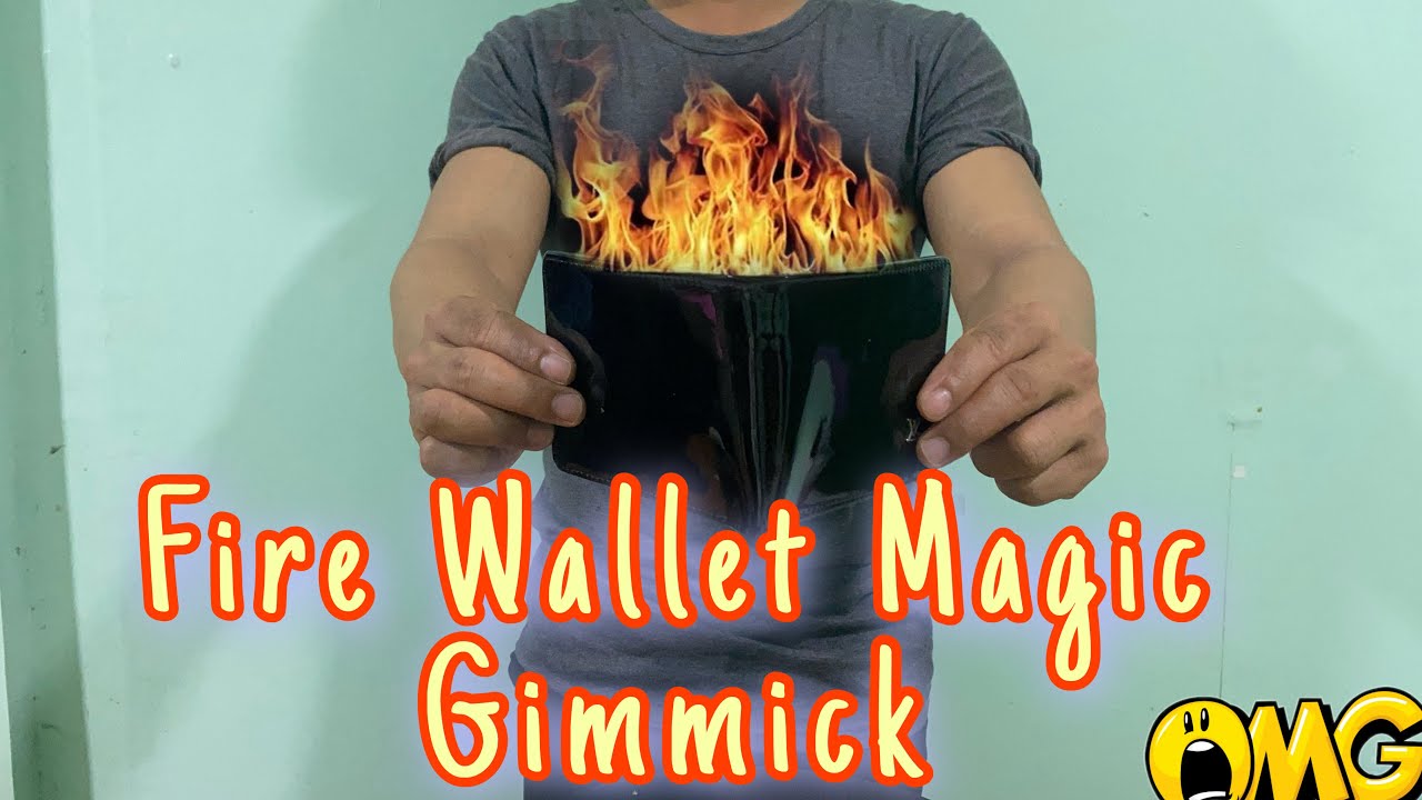 Fire Wallet Magic Easy Gimmick Youtube