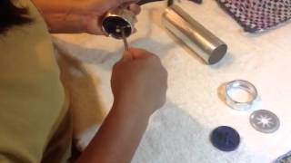 Disassembling a cookie press