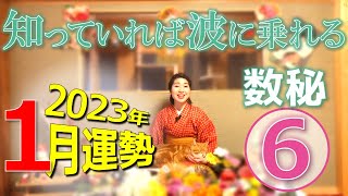 【数秘⑥の方へ】2023年1月運勢「変化・成長・自由」