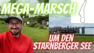 Mega-Marsch um den Starnberger See / Extreme Grenzerfahrung für den Körper und die Psyche!