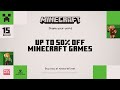 minecraft 15th anniversary sale