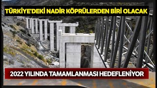 Osman Gazi Köprüsü Tekniğiyle Bitlis’te Viyadük Yapılıyor