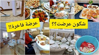 افكار لطاولة عرضة وفيها وصفات رمضانية راقية شكون عرضت ؟؟كيفاش وواش قدمت لضيوفي؟؟