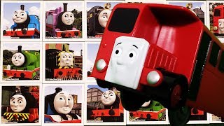 プラレール きかんしゃトーマス メモリーでえあわせ ジェームスやバーティ、ビクターがぐらぐらつり橋を渡ったり、どきどきマウンテンを登るよ hifumitoy