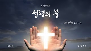 2024. 6. 2. 주일예배  [사도행전 2:1~4 성령의 불] 동산교회 김상만 목사