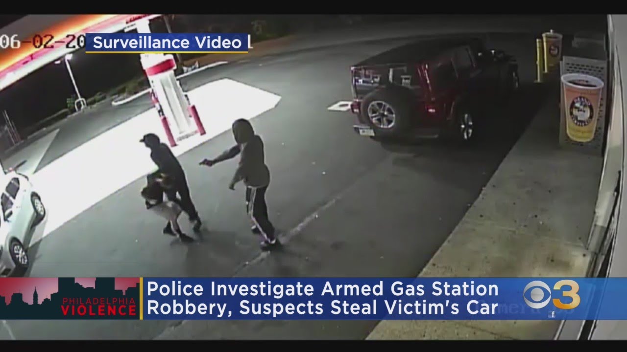 Police Investigate Armed Gas Station Robbery - YouTube