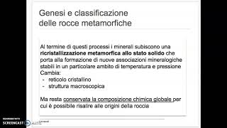 Rocce metamorfiche - introduzione