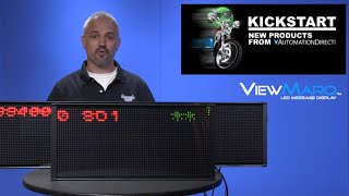 ViewMarq LED Message Displays from KickStart at AutomationDirect