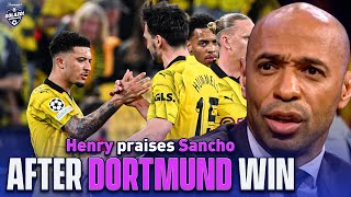 Thierry Henry hails Jadon Sancho's mental strength for Dortmund form! | UCL Today | CBS Sports