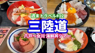 【週末トラベル#12】三陸道　八戸から女川まで海鮮丼ツアー