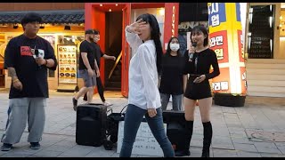 20220608 홍대(hongdae busking) 정원 - 지지 거의 3년만의 버스킹 12 - Step Back _ GOT the beat