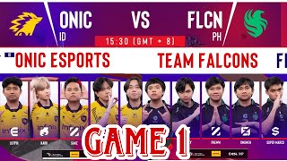 ហ្គេមទី 1: Onic Esports Vs Team Falcons | Snapdragon Challenge Finals Group Stage ថ្ងៃទី 1