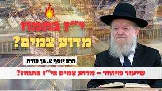 יז בתמוז - מדוע צמים? - הרב יוסף צ. בן פורת