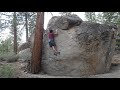 hartley springs bouldering one eyed v6