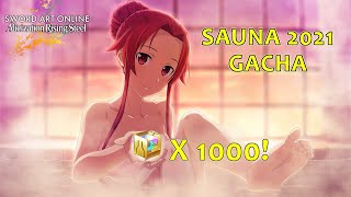 SAO: Alicization Rising Steel -  SAUNA RONIE AND TIESE GACHA! Another limited gacha temptation!