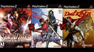 SAMURAI WARRIORS vs SENGOKU BASARA vs DEVIL KINGS: Bringing Musou to 1500's Japan (Duel)