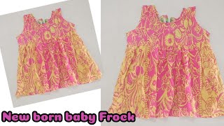 Easy New Born Baby Frock cutting and Stitching|| ০ থেকে ৬ মাস বয়সের বাচ্চাদের জামার কাটিং ও সেলাই