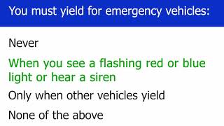 2021 NJ MVC Sample knowledge Test (Narrated) Pt. 1