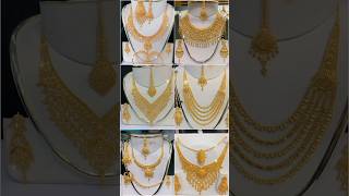 22k Bridal Gold Necklace Set designs #goldnecklace #shortvideo #shorts #trending #fashion #vlog