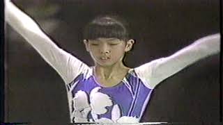 鮎川淳子（日本）平均台1979国際女子ジュニア種目別