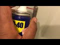 squeaky door hinges how to fix using wd 40