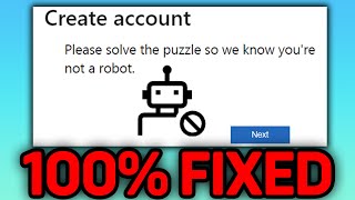100% SOLVED! Microsoft How To Solve The Puzzle So We Know You're Not A Robot
