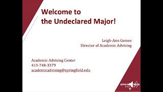 Learn more about the Undeclared Major