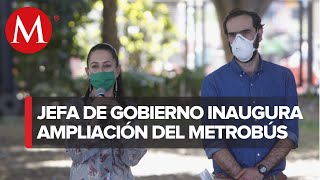 CdMx inaugura ampliación de línea 3 del Metrobús