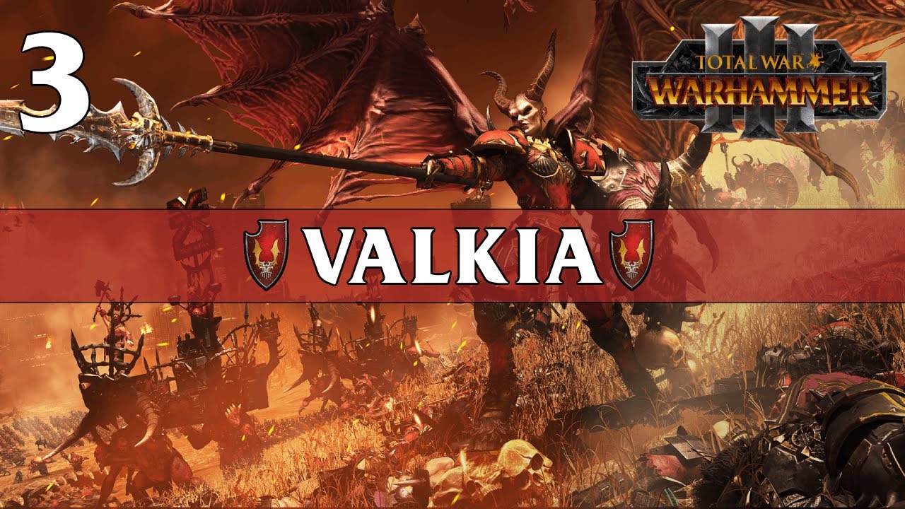 VALKIA THE BLOODY - Total War: Warhammer 3 Champions Of Chaos Campaign ...