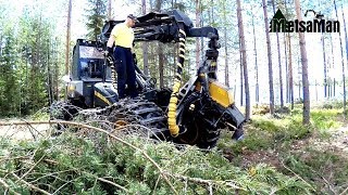 Ponsse Beaver Rasvaus ja Työhommaa