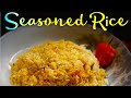 Seasoned Rice - Jamaican style, with Ackee and Salt-fish.